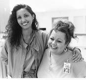 Two nurses smiling