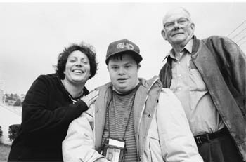 Maria Buezo with Gerry and John Hart