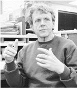 Donald Canavan jesturing