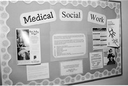 Bulitine Board for medical social workers