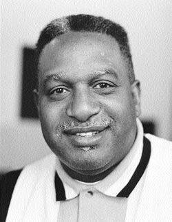 James Glenn stairing into the camera